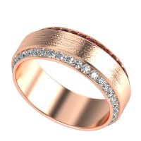 8mm Men's Eternity Channel Band