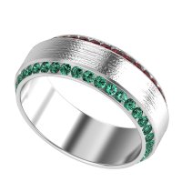 8mm Men's Eternity Channel Band