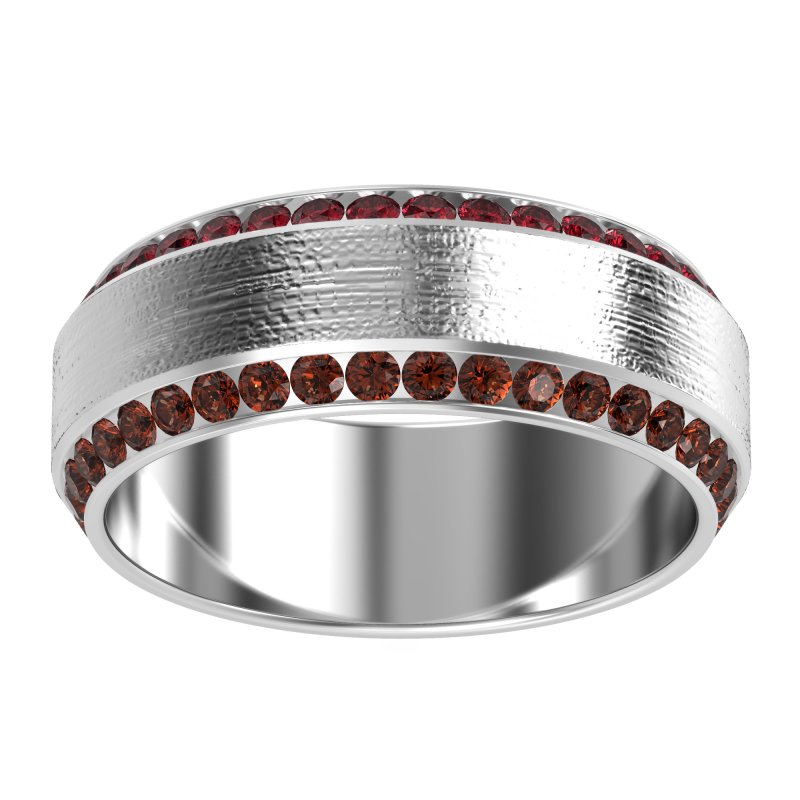 8mm Men's Eternity Channel Band