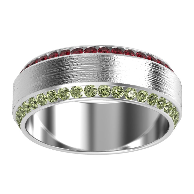 8mm Men's Eternity Channel Band