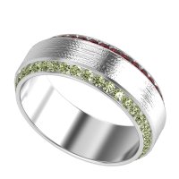 8mm Men's Eternity Channel Band