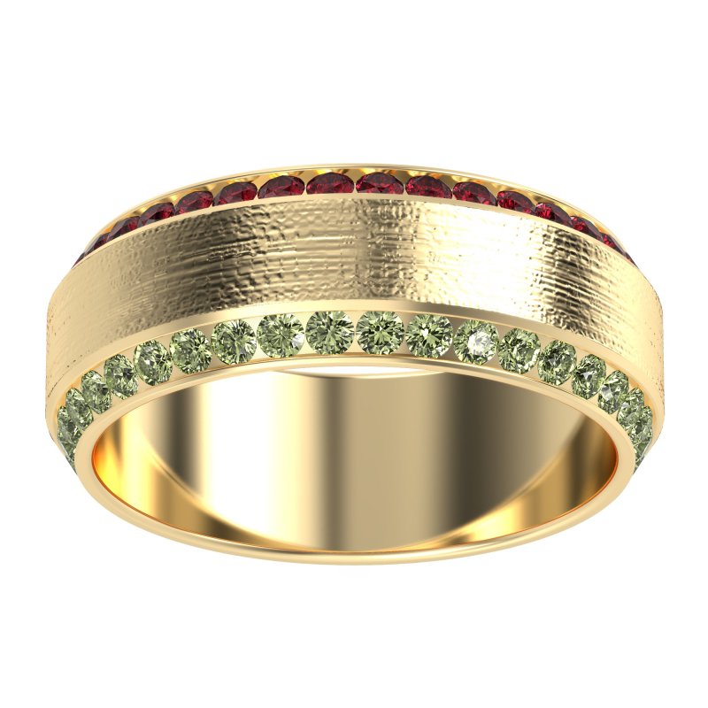 8mm Men's Eternity Channel Band