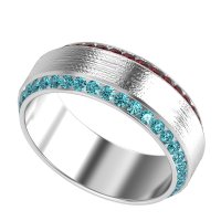 8mm Men's Eternity Channel Band