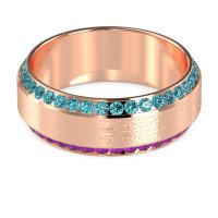 8mm Men's Eternity Channel Band