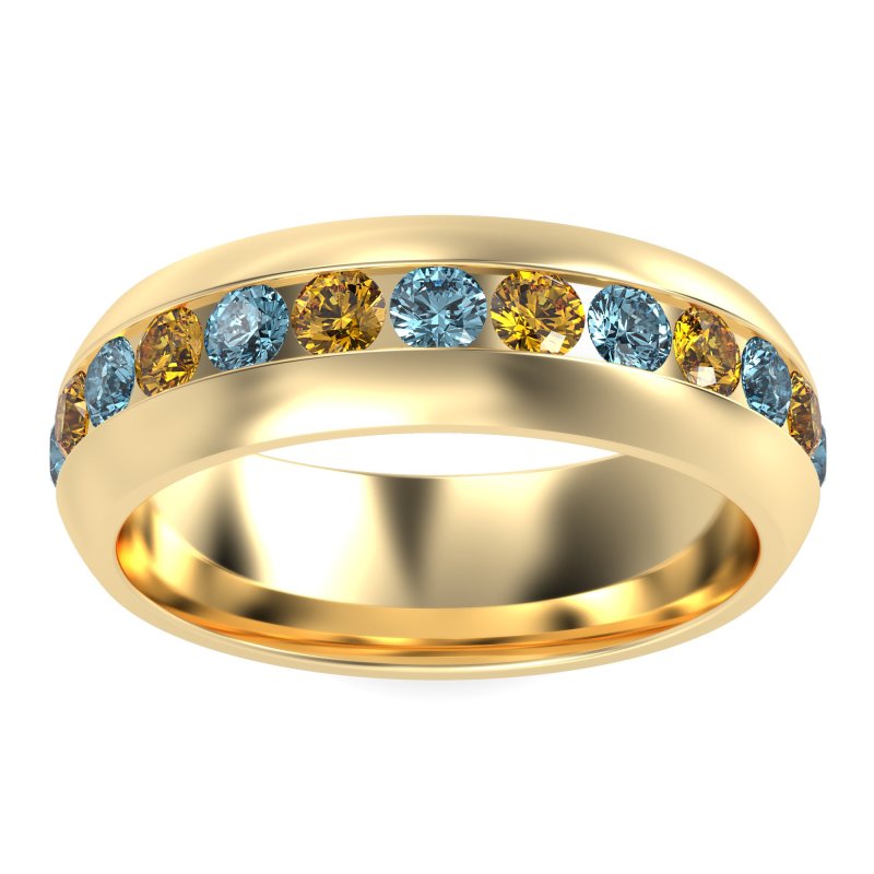 7mm Men's Center Channel Band