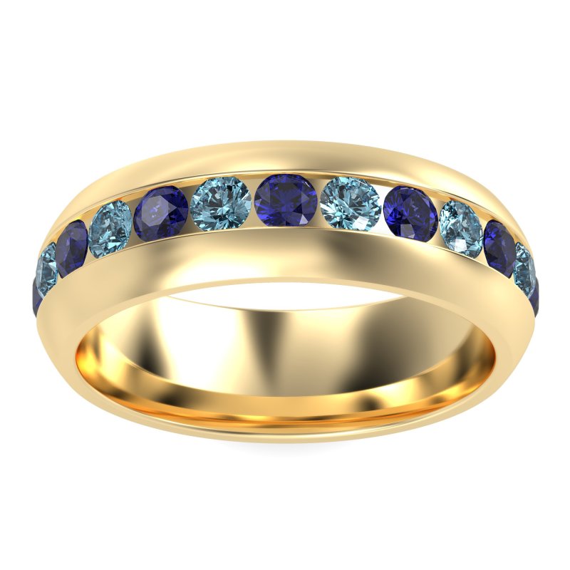 7mm Men's Center Channel Band