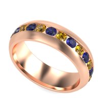7mm Men's Center Channel Band