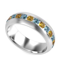 7mm Men's Center Channel Band