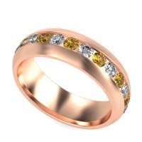 7mm Men's Center Channel Band