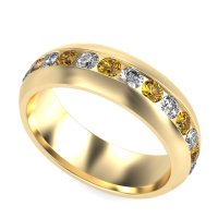 7mm Men's Center Channel Band