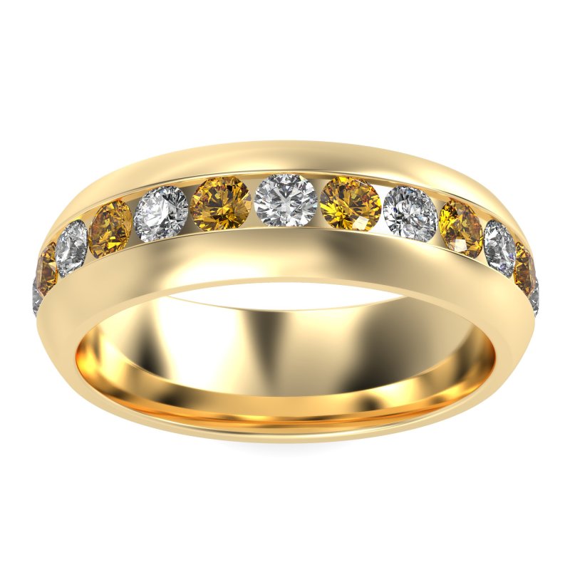 7mm Men's Center Channel Band