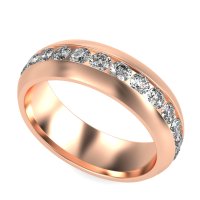 7mm Men's Center Channel Band