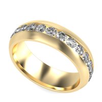 7mm Men's Center Channel Band