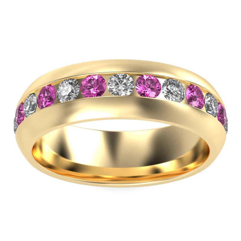 7mm Men's Center Channel Band