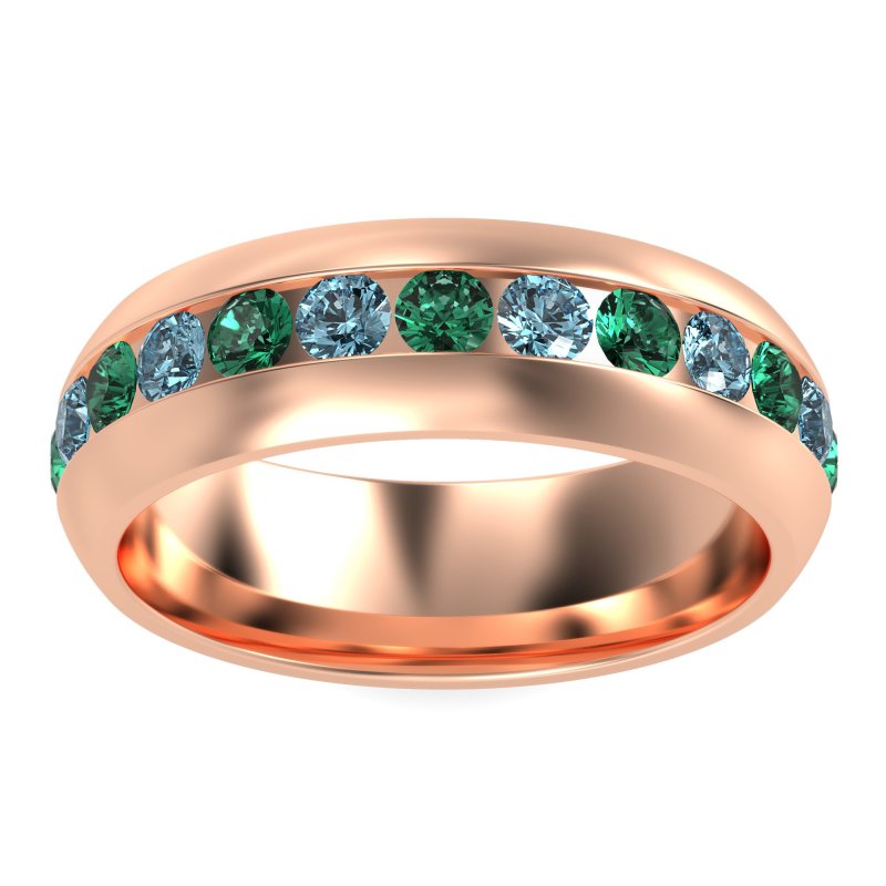 7mm Men's Center Channel Band