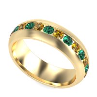 7mm Men's Center Channel Band