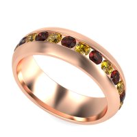 7mm Men's Center Channel Band