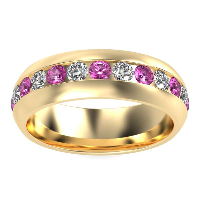 7mm Men's Center Channel Band