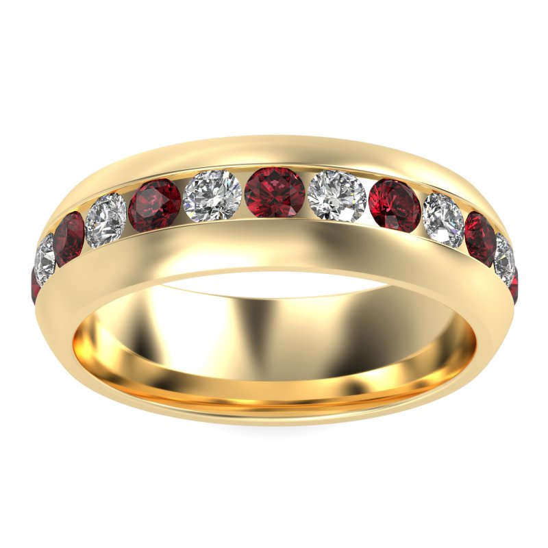 7mm Men's Center Channel Band