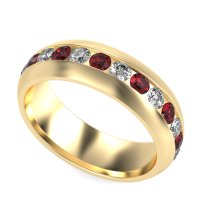 7mm Men's Center Channel Band