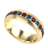 7mm Men's Center Channel Band