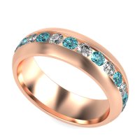 7mm Men's Center Channel Band