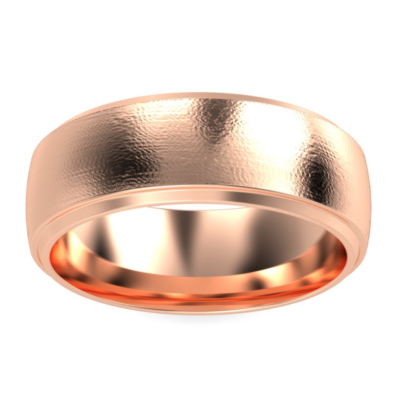 8mm Men's Classic Brushstroke Band