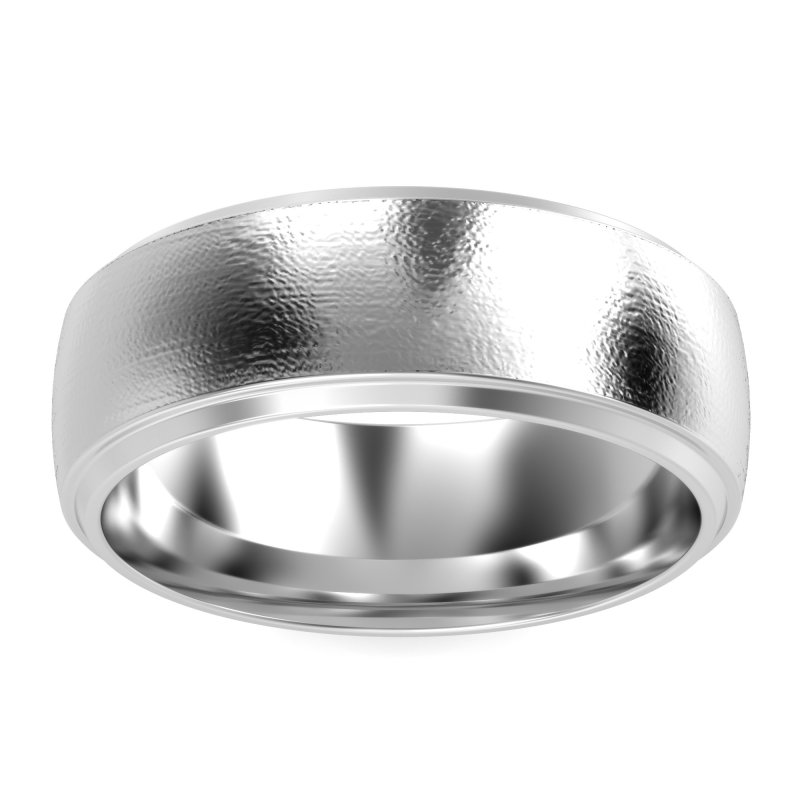 8mm Men's Classic Brushstroke Band