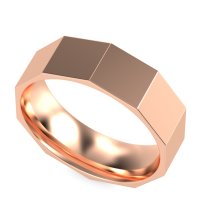 7mm Men's Faceted Band