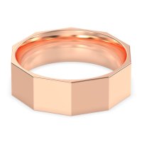 7mm Men's Faceted Band