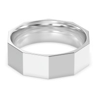 7mm Men's Faceted Band