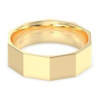 7mm Men's Faceted Band