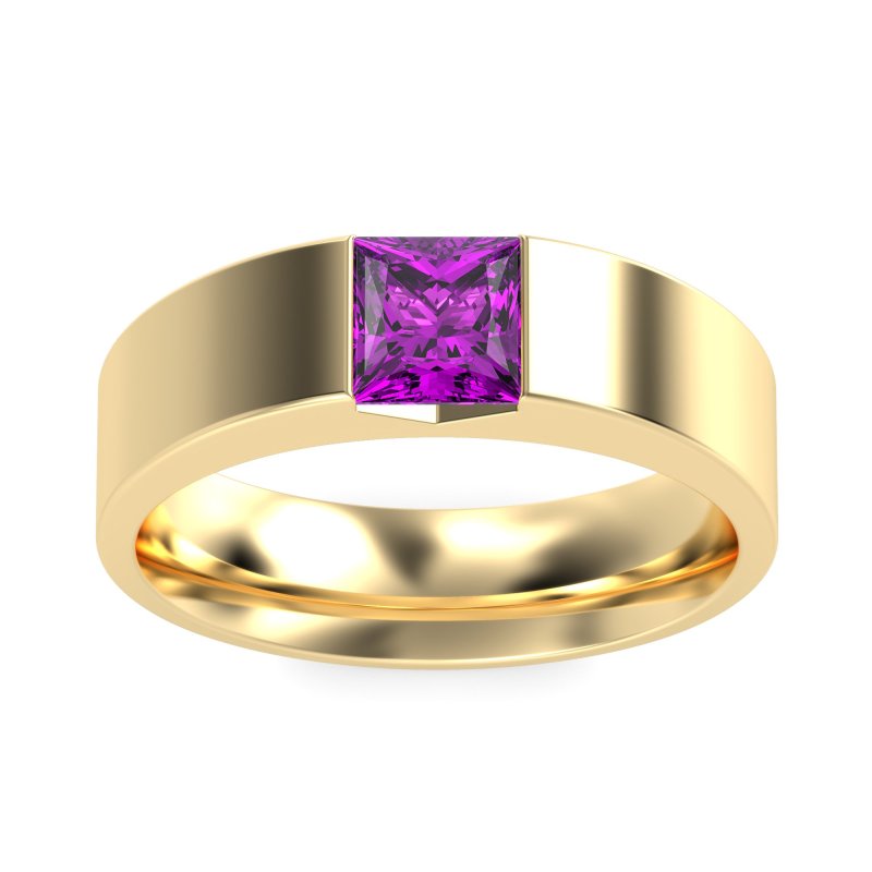 6mm Men's Princess Brushstroke Band