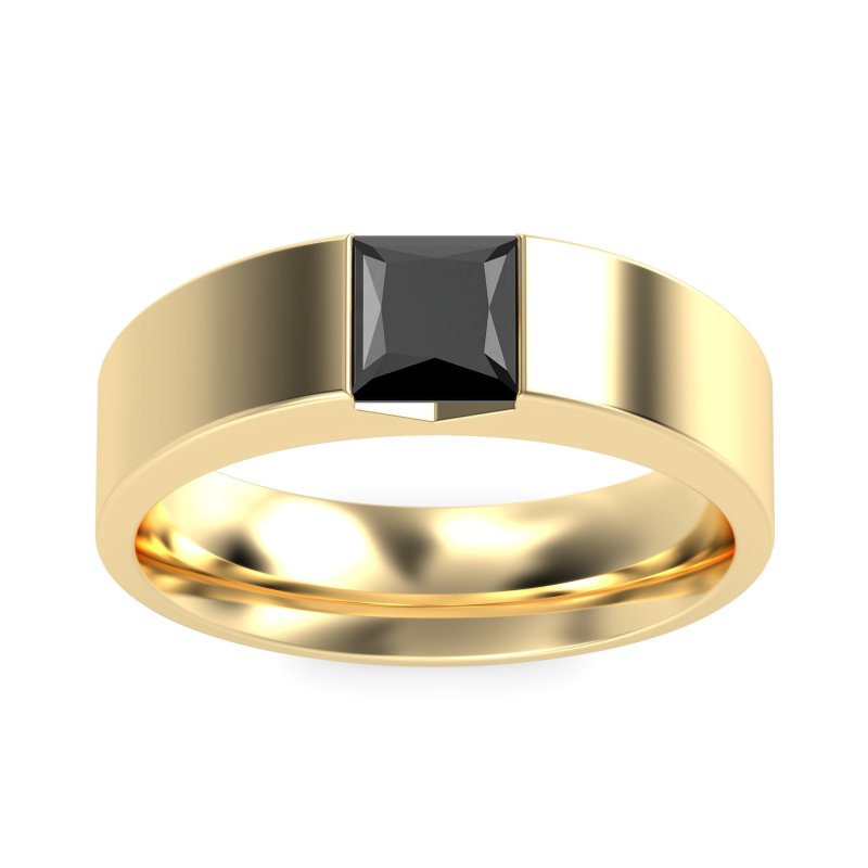 6mm Men's Princess Brushstroke Band