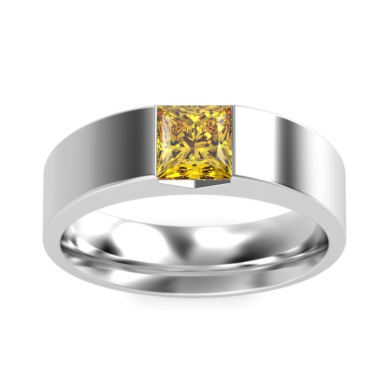 6mm Men's Princess Brushstroke Band