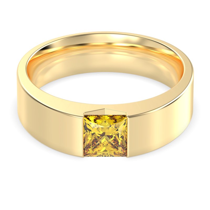 6mm Men's Princess Brushstroke Band