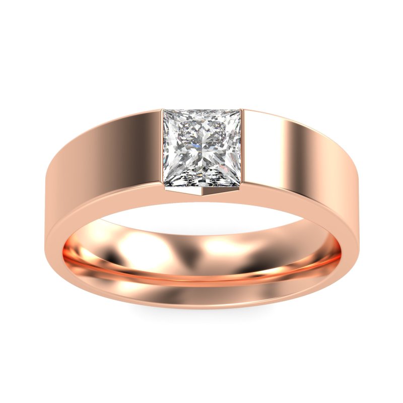 6mm Men's Princess Brushstroke Band