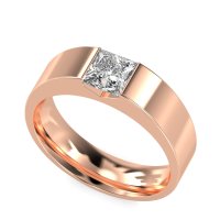 6mm Men's Princess Brushstroke Band