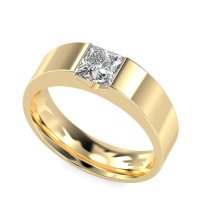 6mm Men's Princess Brushstroke Band