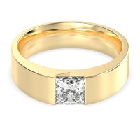 6mm Men's Princess Brushstroke Band