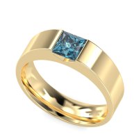 6mm Men's Princess Brushstroke Band