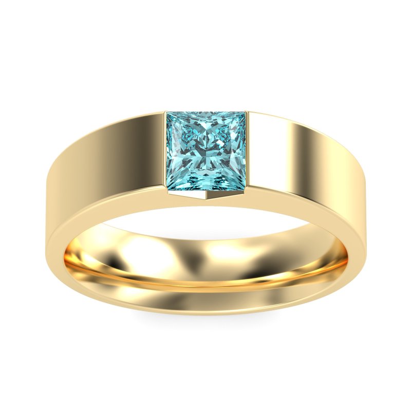 6mm Men's Princess Brushstroke Band