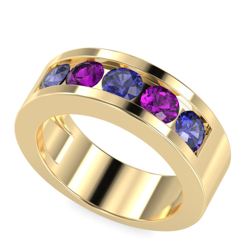 8mm Men's Classic Channel Band