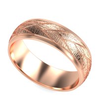 7mm Men's Diagonal Chevron Band