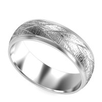 7mm Men's Diagonal Chevron Band