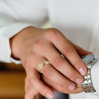 7mm Men's Diagonal Chevron Band