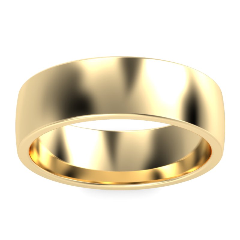 7mm Men's Classic Polished Band