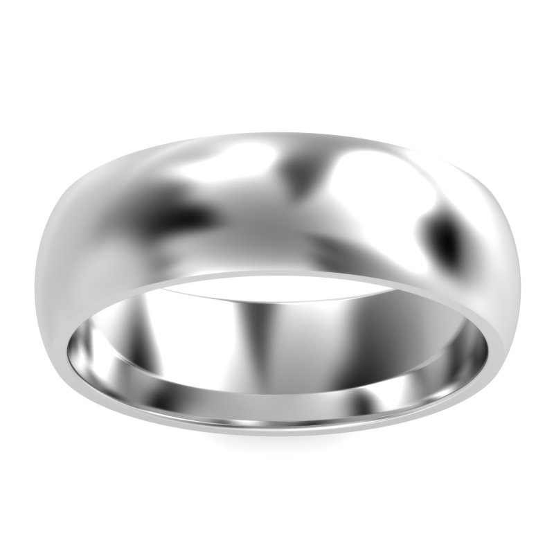 7mm Men's Classic Dome Band