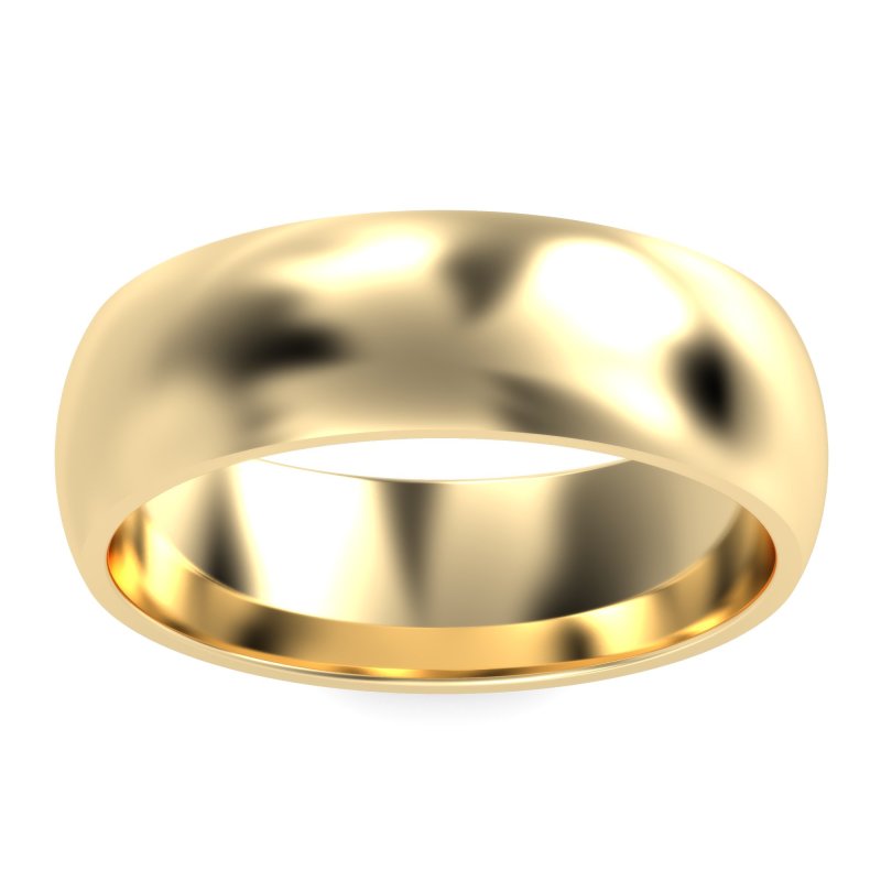 7mm Men's Classic Dome Band