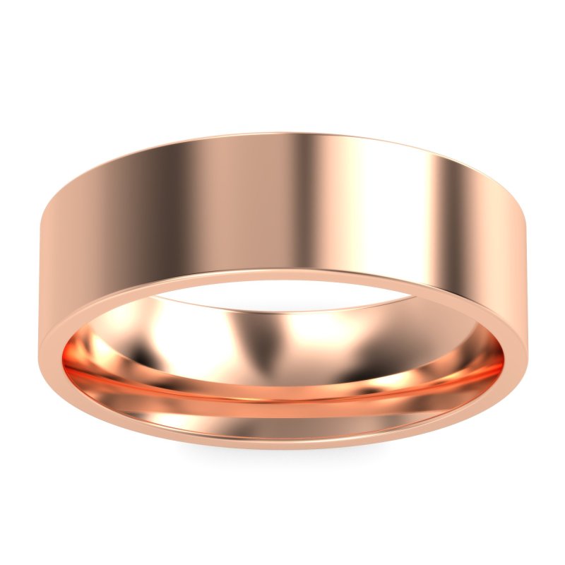 7mm Men's Classic Flat Band